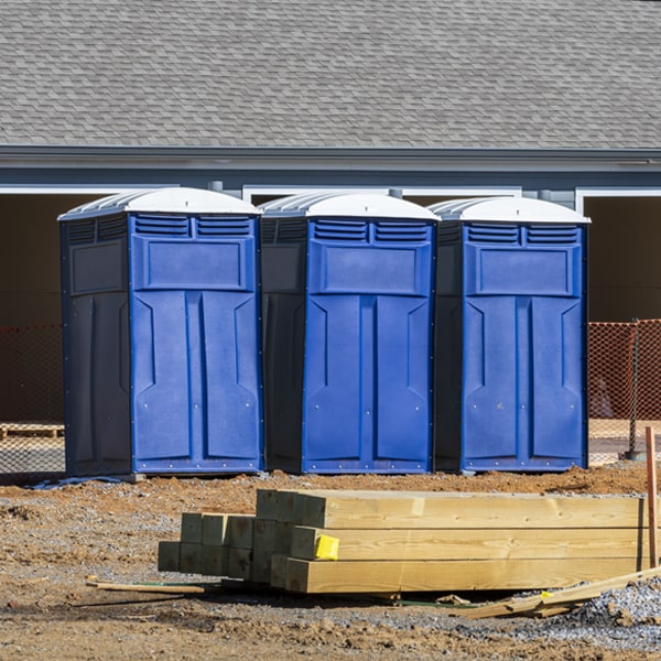 are there any restrictions on what items can be disposed of in the porta potties in Lampasas Texas